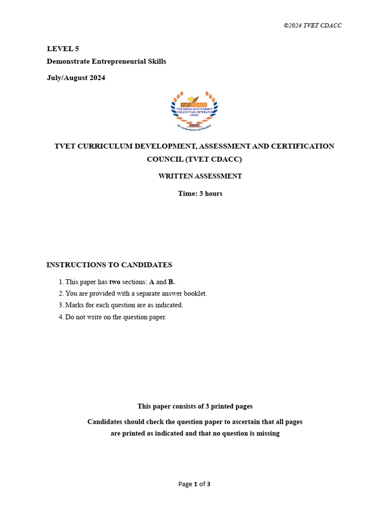 Written Document (15) | PDF | Entrepreneurship | Cognition