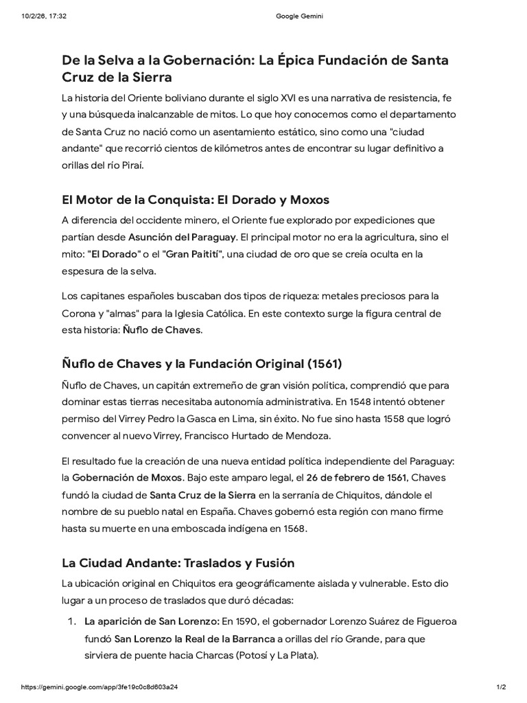 La Gobernacion de Santa Cruz | PDF | América del Sur