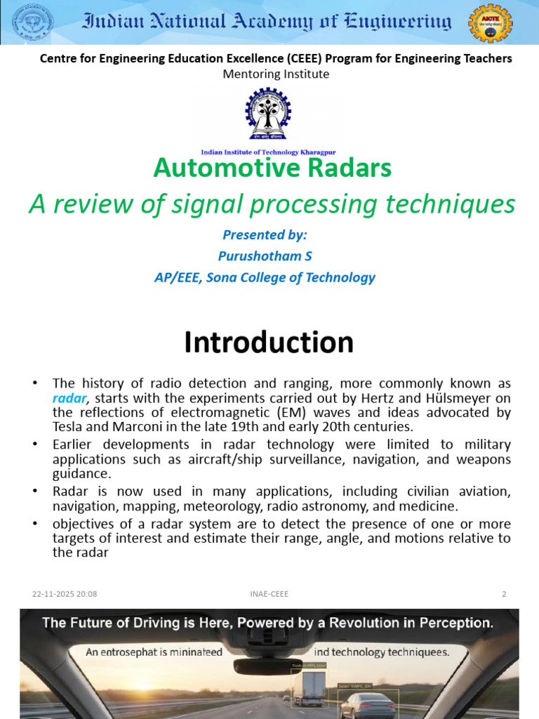 Inae Cee Spm | PDF | Radar | Telecommunications Engineering