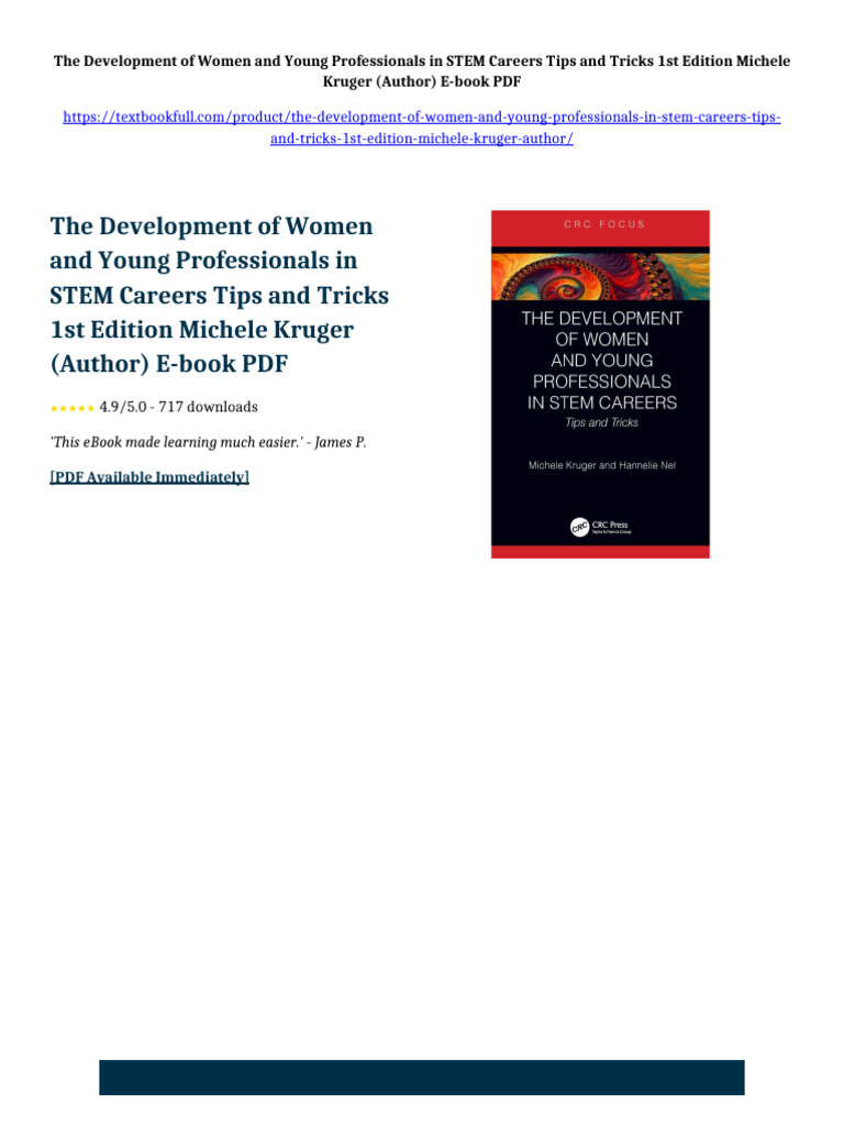 The Development of Women and Young Professionals in STEM Careers Tips ...