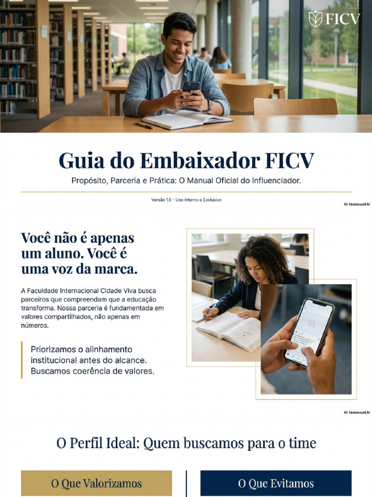 FICV Guia Do Embaixador Influencer | PDF