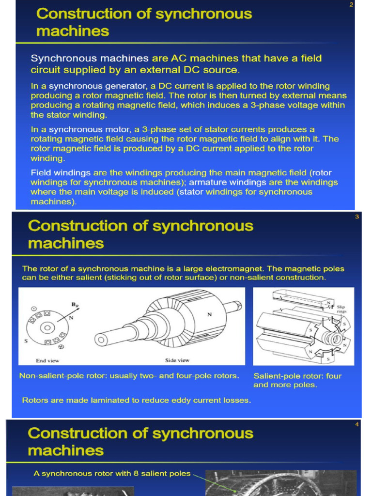 Synchronus Machine | PDF