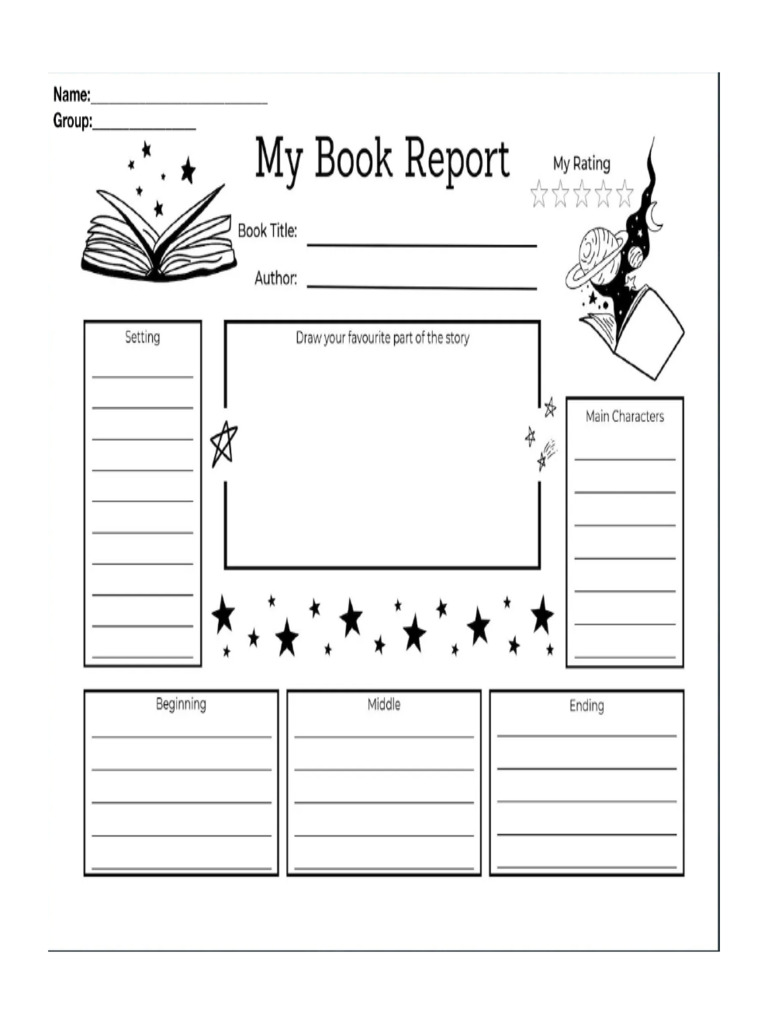 Book Report Format 2025 | PDF