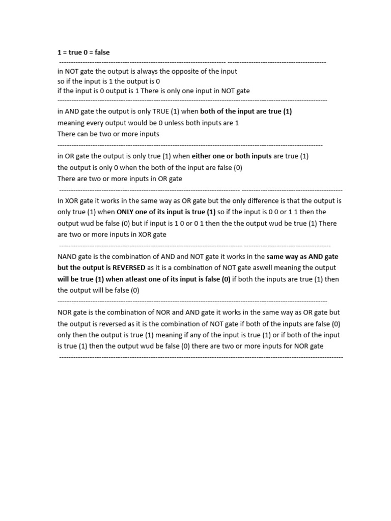 1 True 0 False | PDF