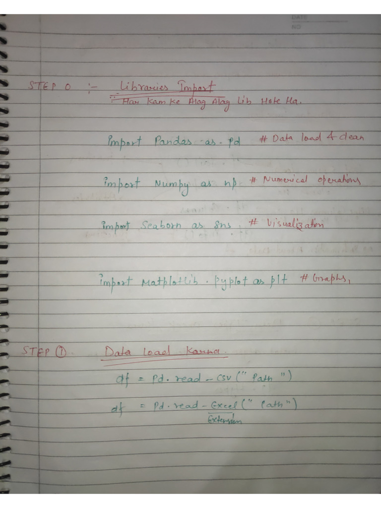 Eda Notes 2 | PDF