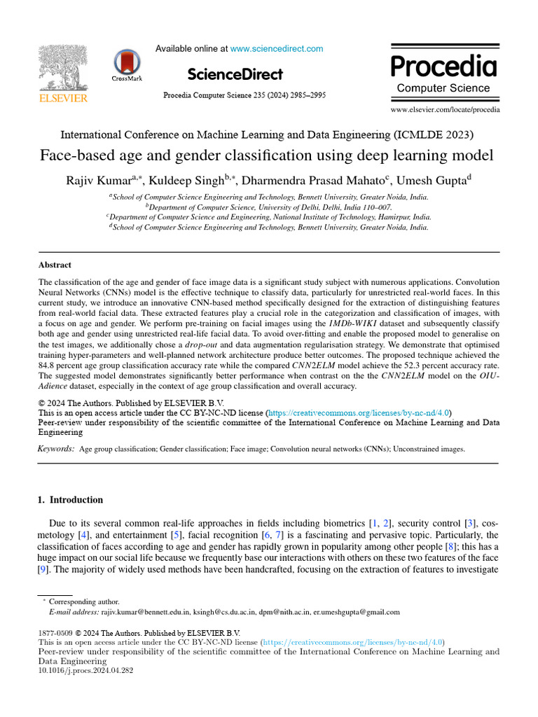Gender Classification | PDF | Accuracy And Precision | Statistical ...