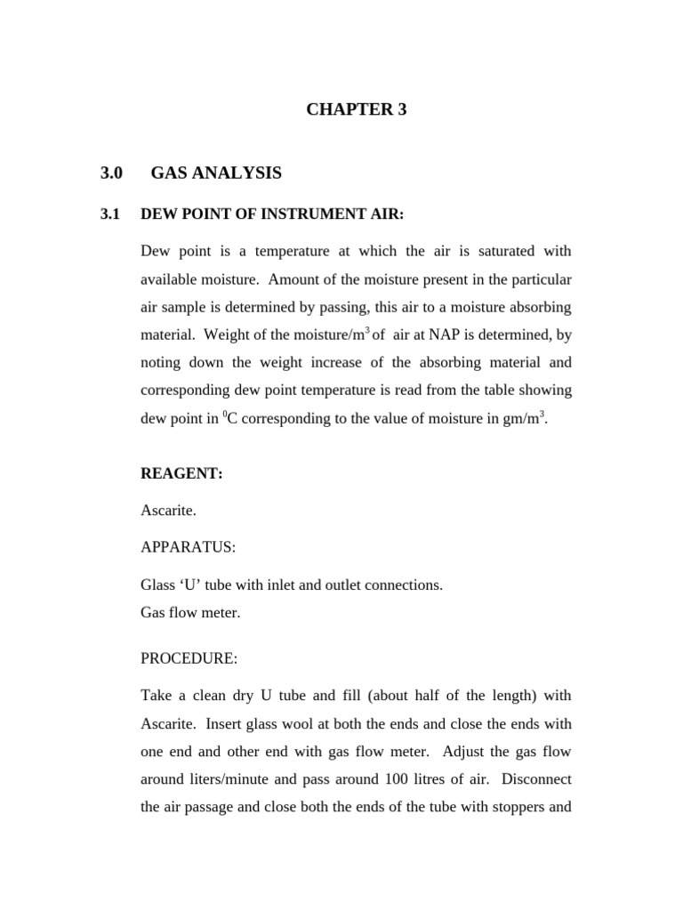 Cumulative - Gas Analysis Methods | PDF | Methane | Chromatography