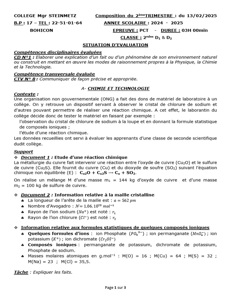 F7 2D2T PCT 2nded Steinmetz 24-25 | PDF | Ion | Cuivre