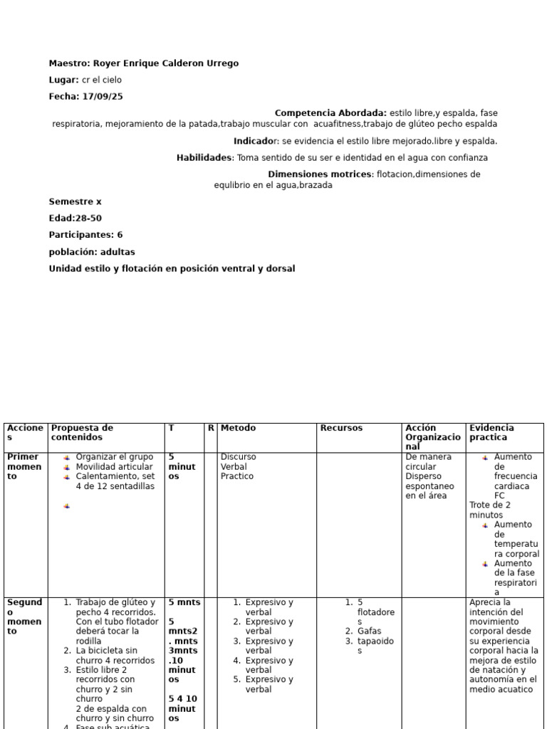Plan de Clase 24 Sep Pcp Motivacion Royer Calderon | PDF