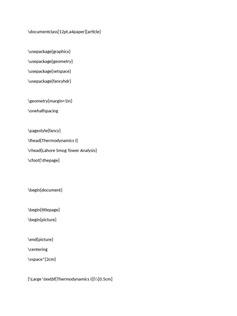 Latex Assignment | PDF | Smog | Air Pollution