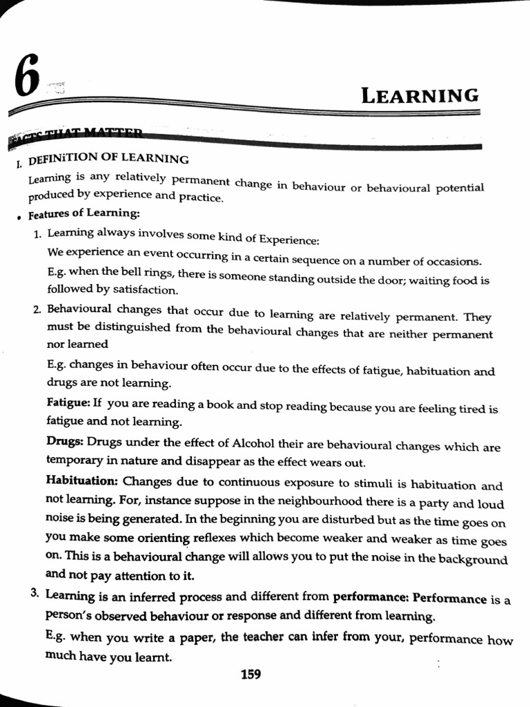 Psychology Grade 11 Chapter 6 Notes | PDF | Classical Conditioning ...