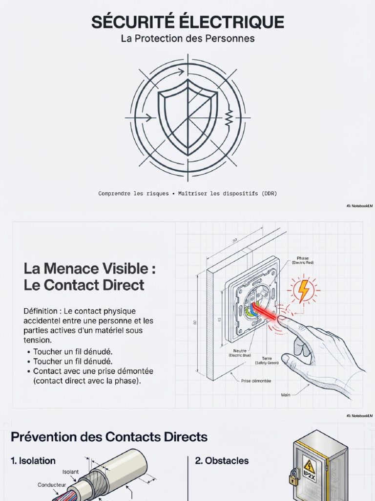 Sécurité Électrique Et Protection Des Personnes | PDF