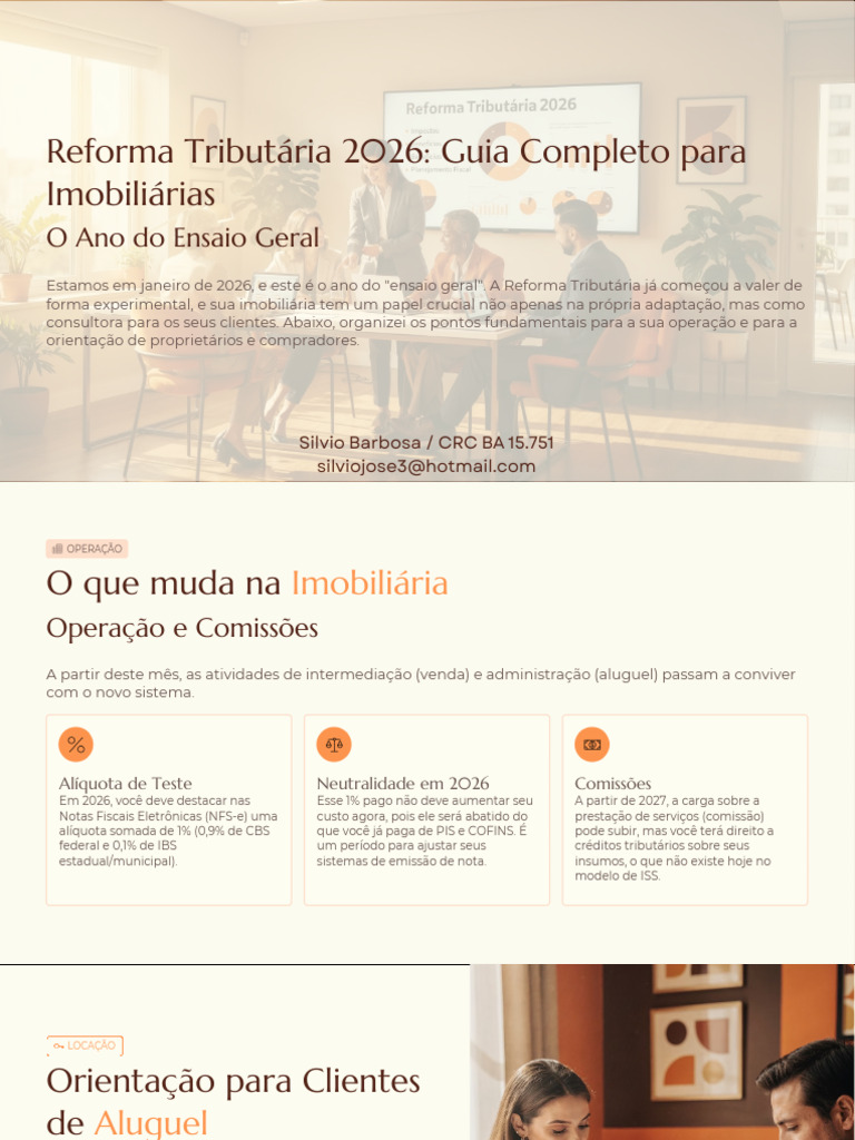 Reforma Tributaria 2026 Imobiliarias PDF | PDF | Impostos | Imposto ...
