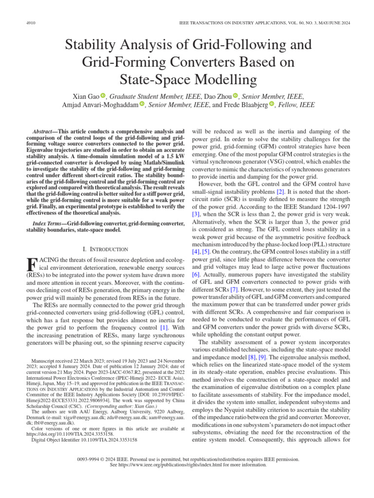 6 - Stability - Analysis - of - Grid-Following - and - Grid-Forming ...