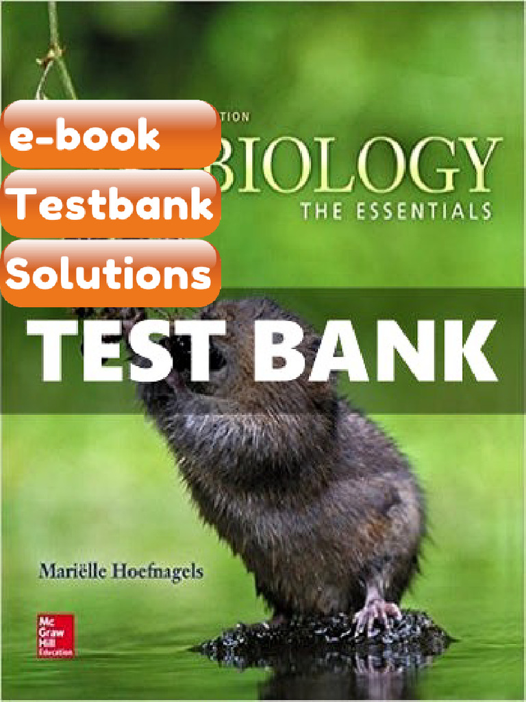 Testbank Biology The Essentials 2 Ed Marille Hoefnagels Fast Download ...