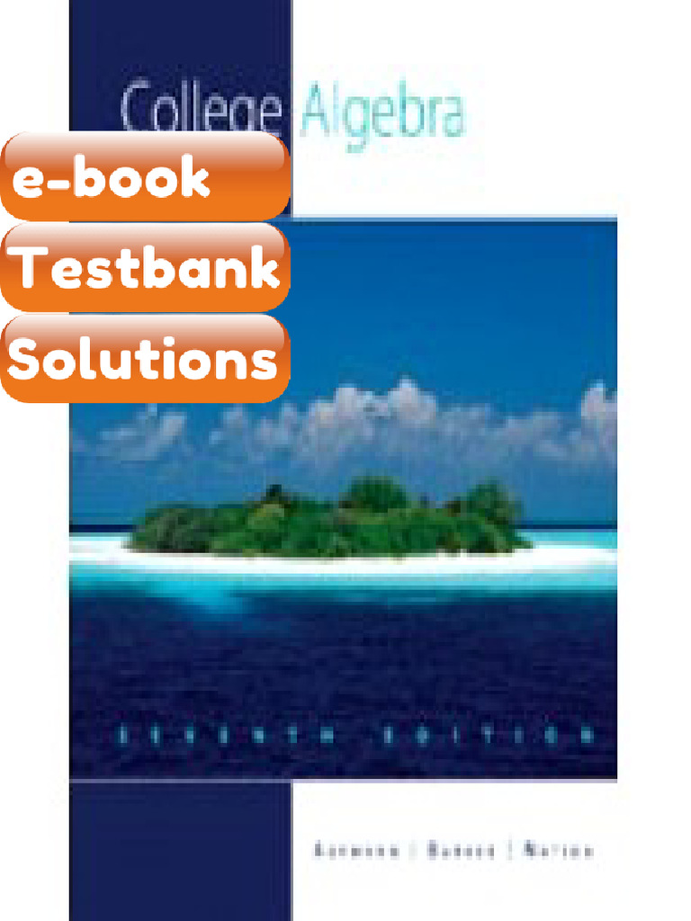 Testbank College Algebra 7th Edition Fast Download | PDF | Subscription ...
