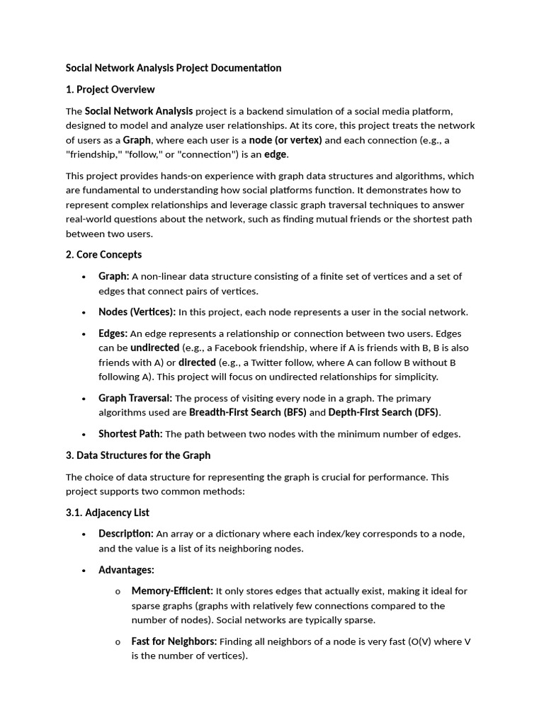Social Network Analysis | PDF | Vertex (Graph Theory) | Algorithms