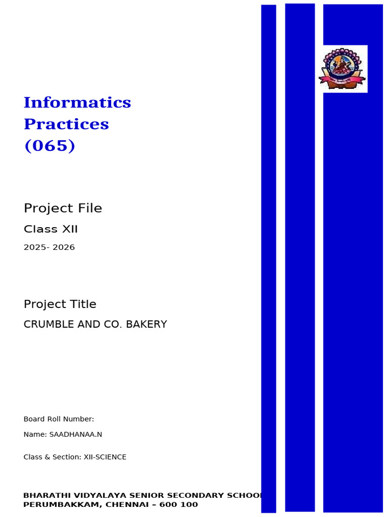 Ip Investigatory Project | PDF | My Sql | Databases