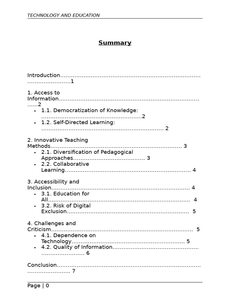 Summary | PDF