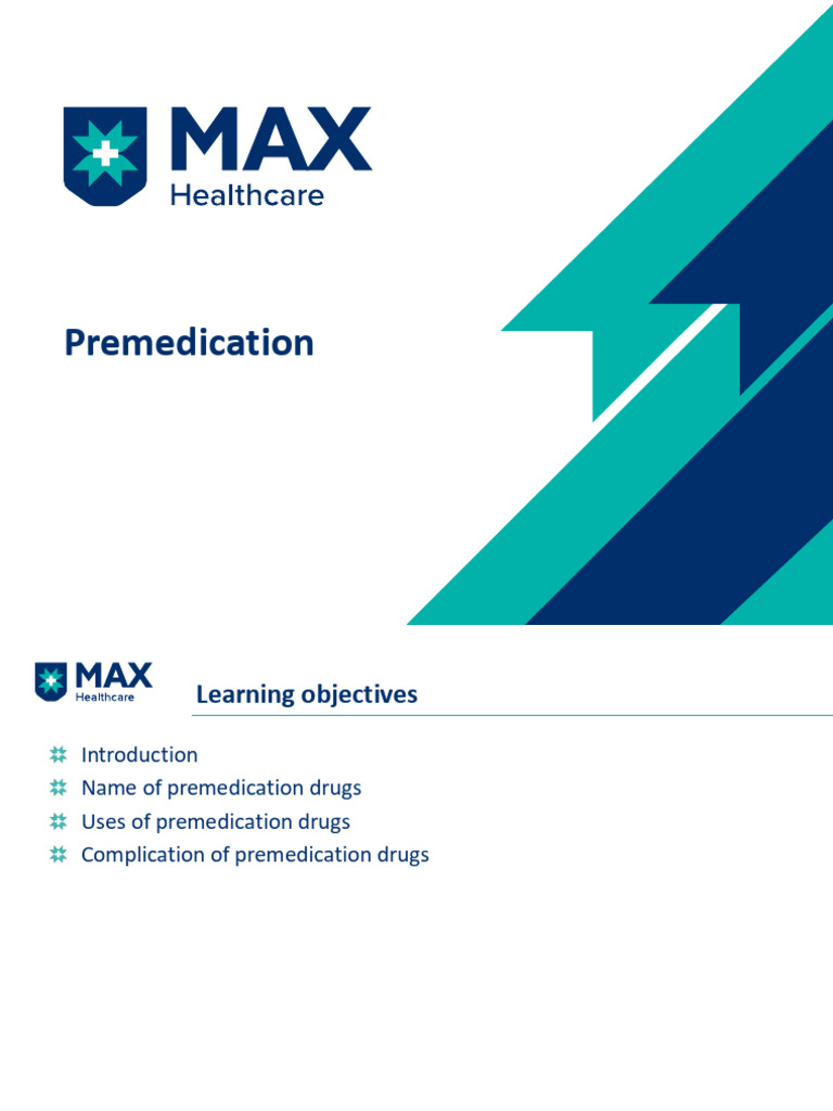 DOTT - 71 Premedication New | PDF | Midazolam | Benzodiazepine