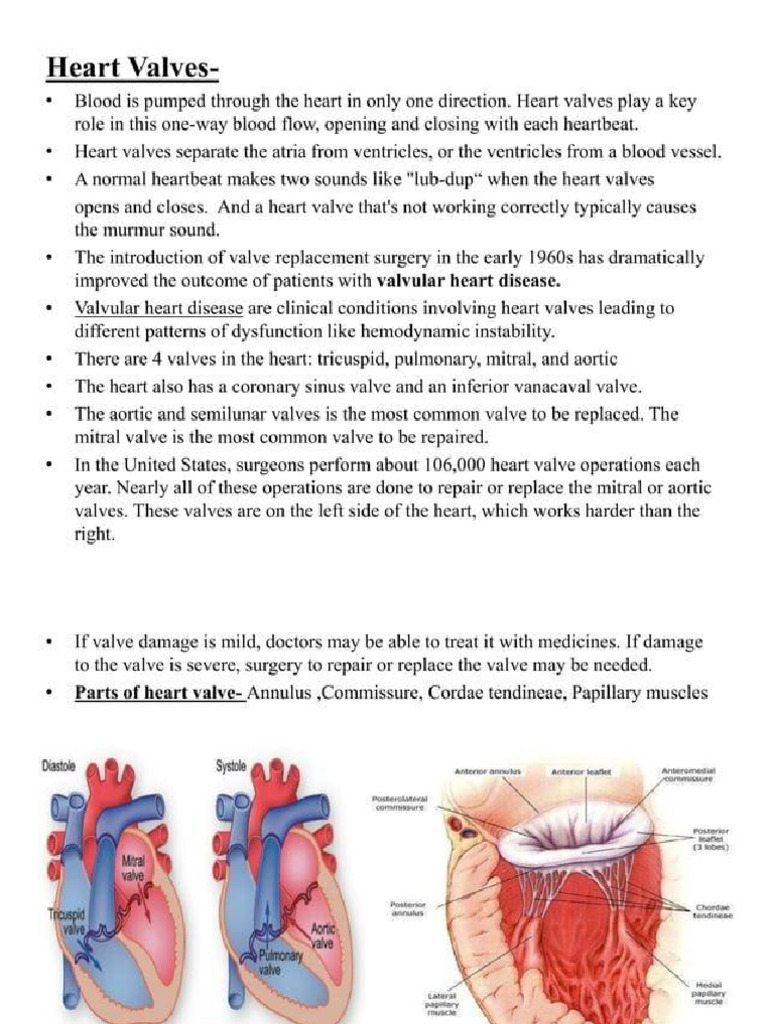Valvectomy and Replacement | PDF