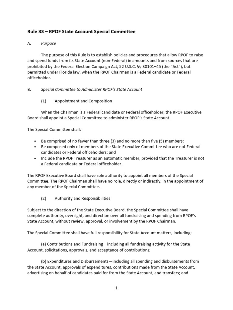 Rule 33 (Draft) (2) (15091827.1) | PDF | Employment | Government