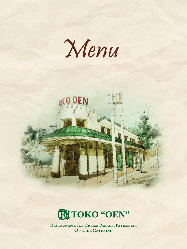 Toko Oen Restaurant Menu-2025 | PDF