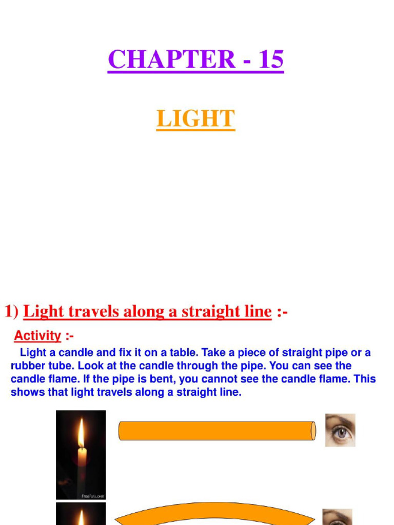 Light Class 7 | PDF