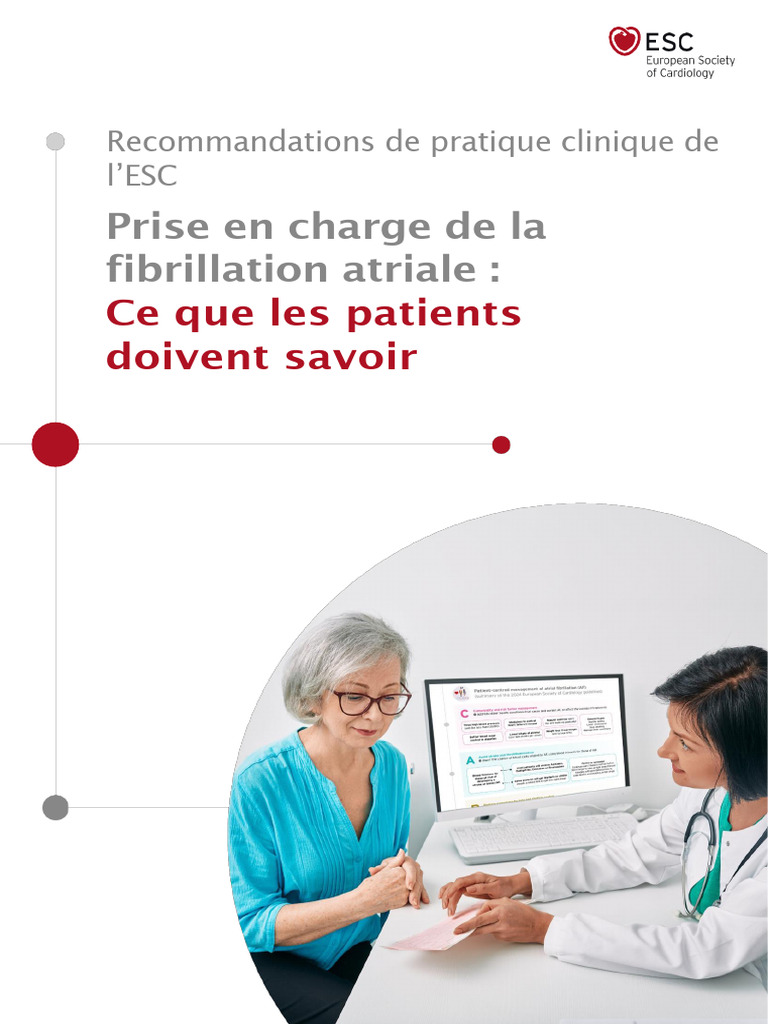 ESC Atrial Fibrillation Patient Guidelines French | PDF | Accident ...