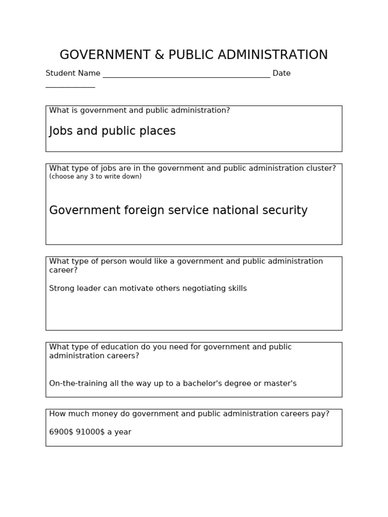 Government - Notes | PDF