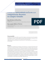 Didactica Universitaria en La Era 2.0 - Competencias Docentes en Campus Virtuales