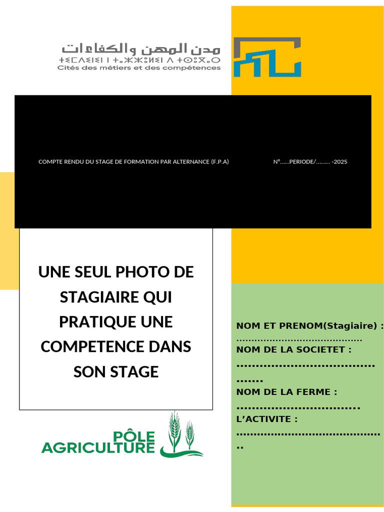 Modél Rapport de Stage | PDF