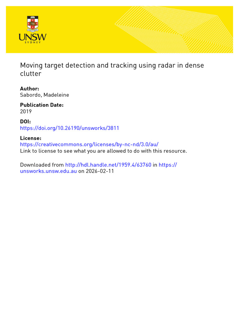 Public Version | PDF | Radar