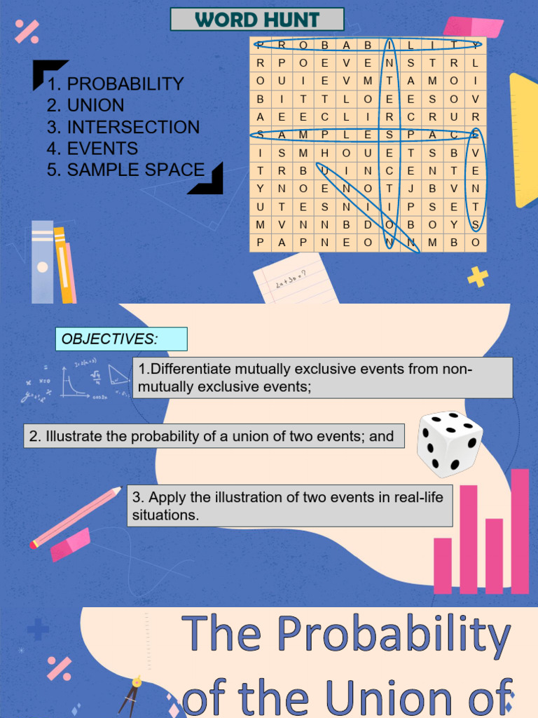 Probability of Union and Intersection of Two Events | PDF | Probability ...