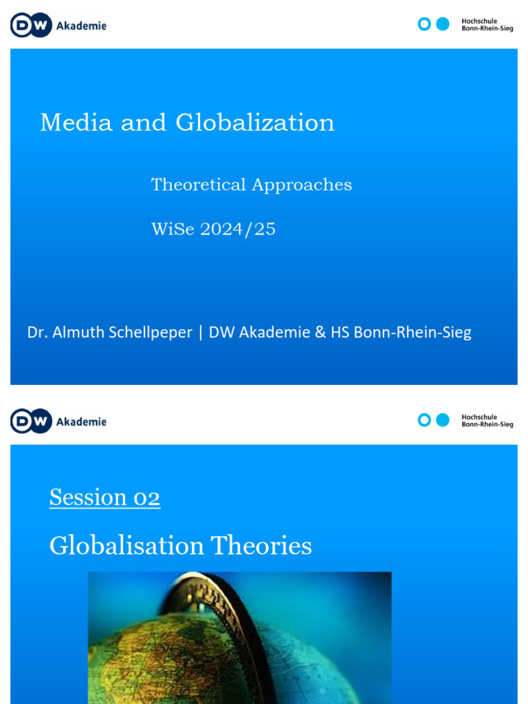 MGlo Session 02 | PDF | Globalization | World Systems Theory