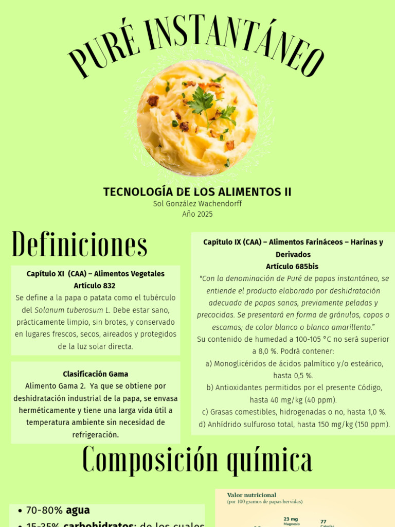 Puré Instantáneo - 20251030 - 120211 - 0000 | PDF | Patata | Alimentos