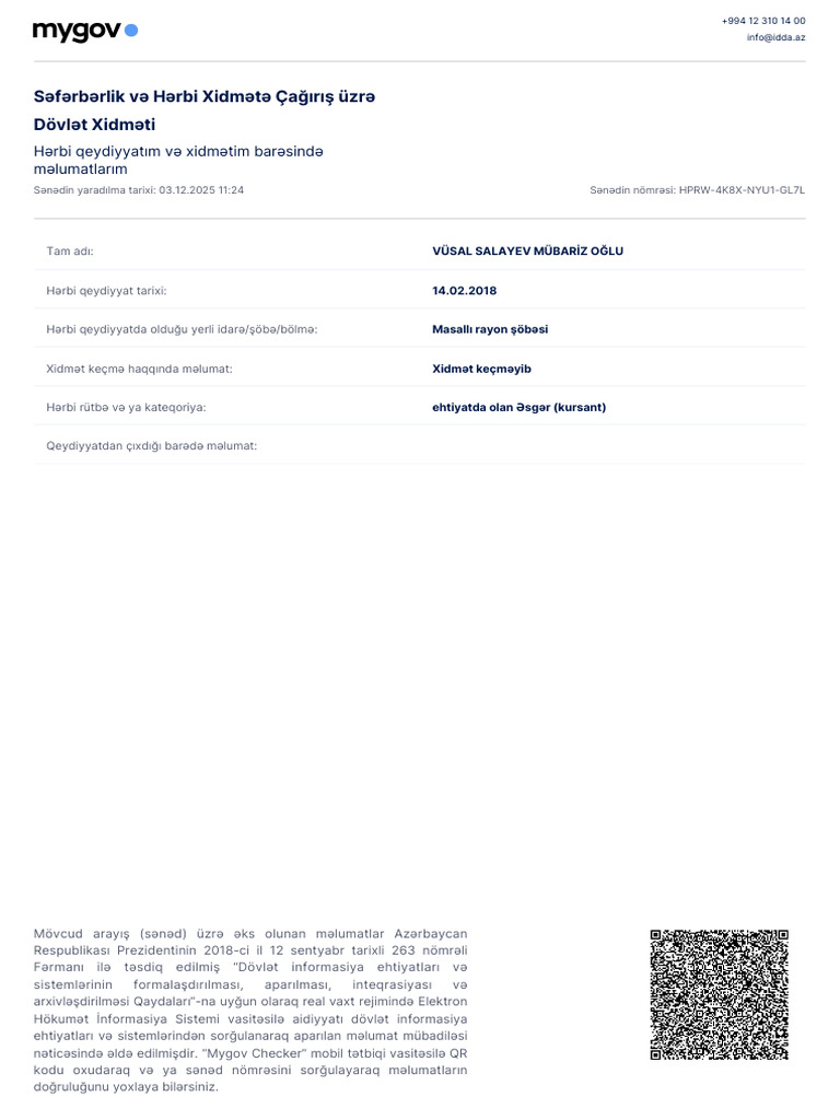 Military Certificate | PDF