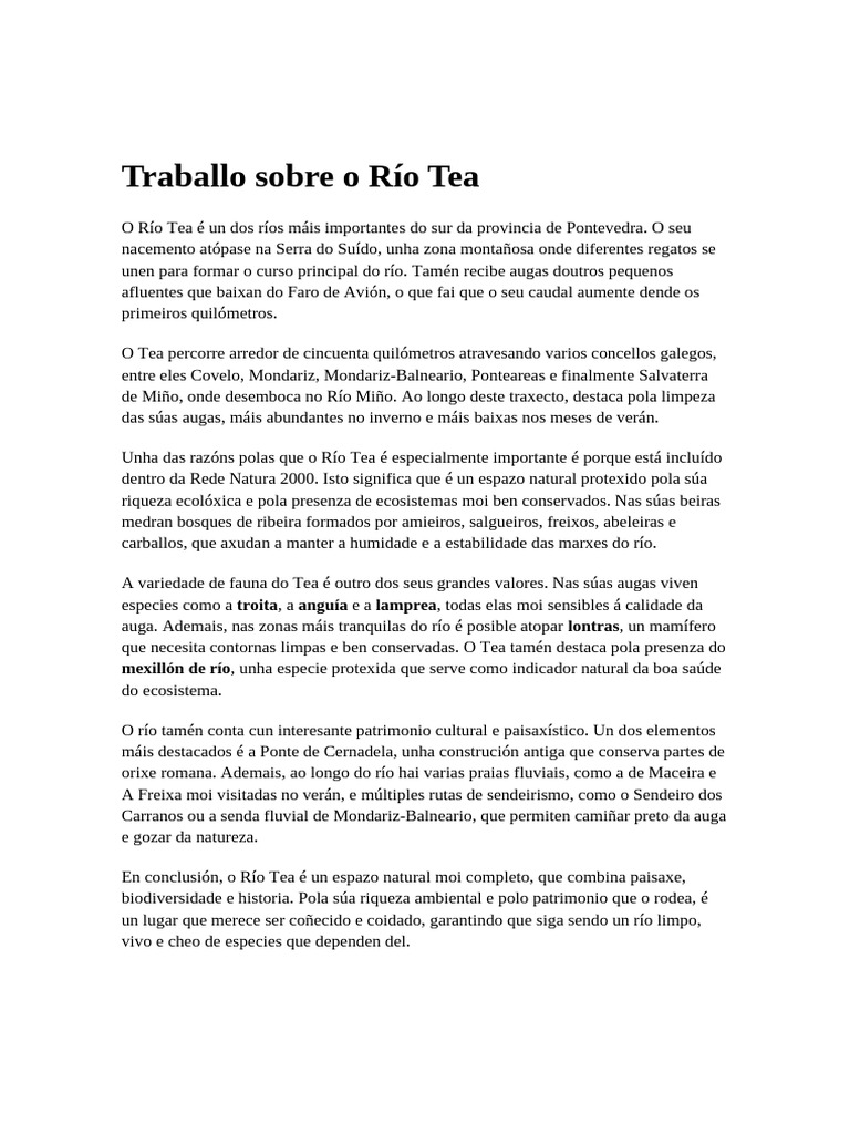 Rio Tea | PDF