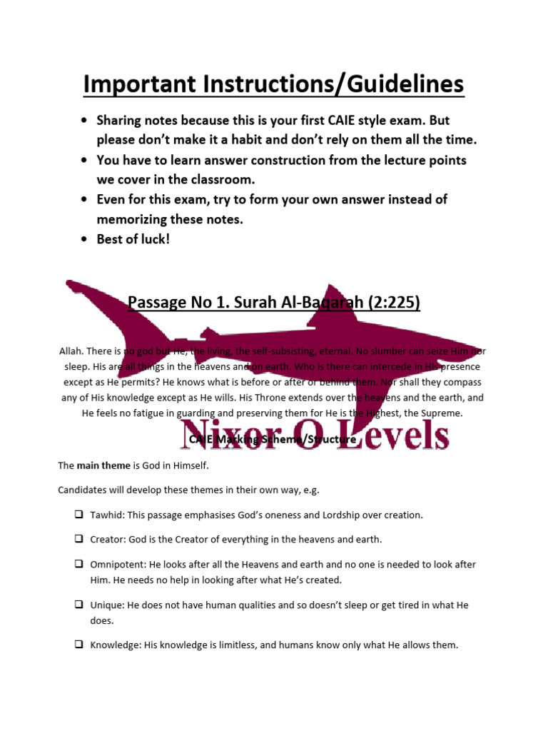 Isl Mids Notes | PDF | Muhammad | Prophets And Messengers In Islam