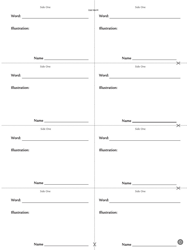 Voc Cards Cold War 1 | PDF | Cold War | Eastern Bloc