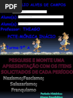 9º ano _ períodos históricos alex e alvaro