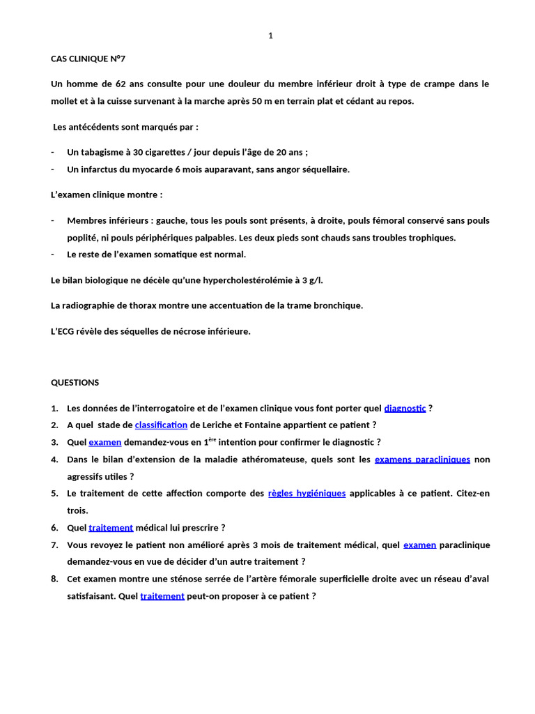 Cc7 Arteriopathie Mi | PDF | Infarctus du myocarde | Médecine clinique