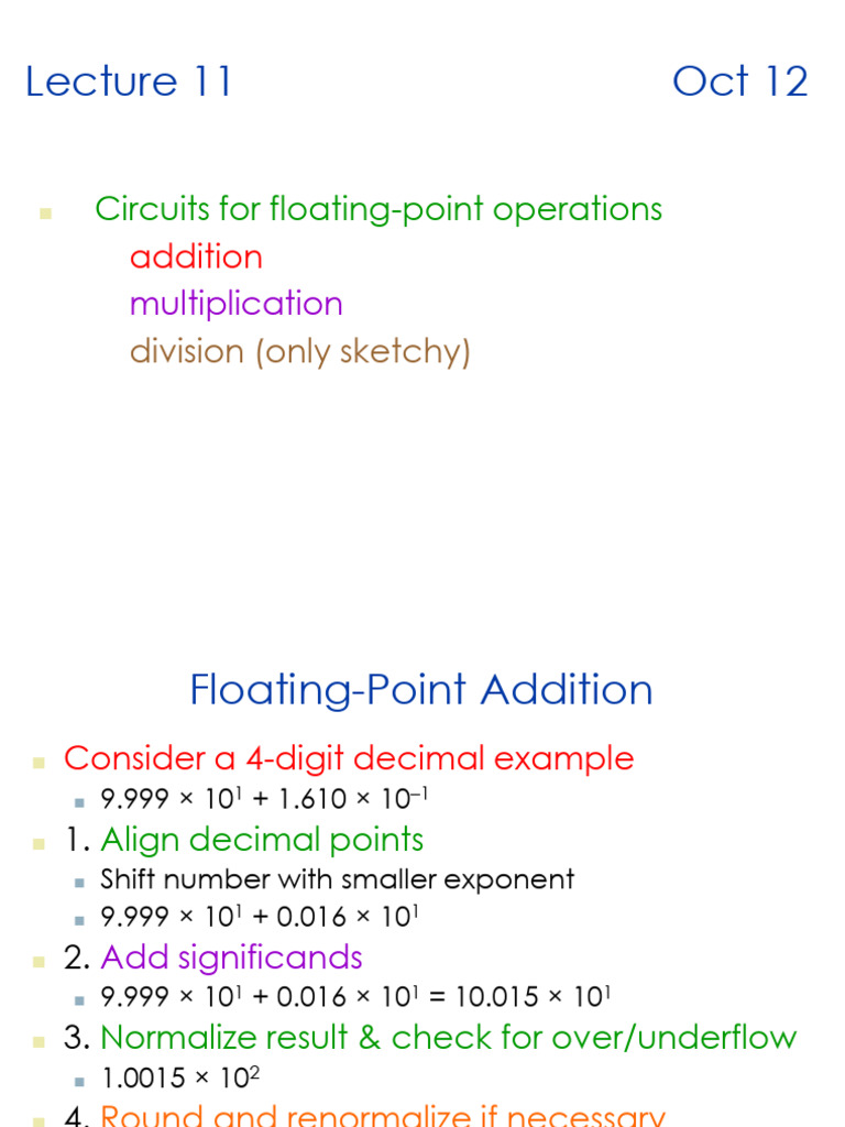 Lec15 Oct26 09 | PDF | Exponentiation | Mathematics