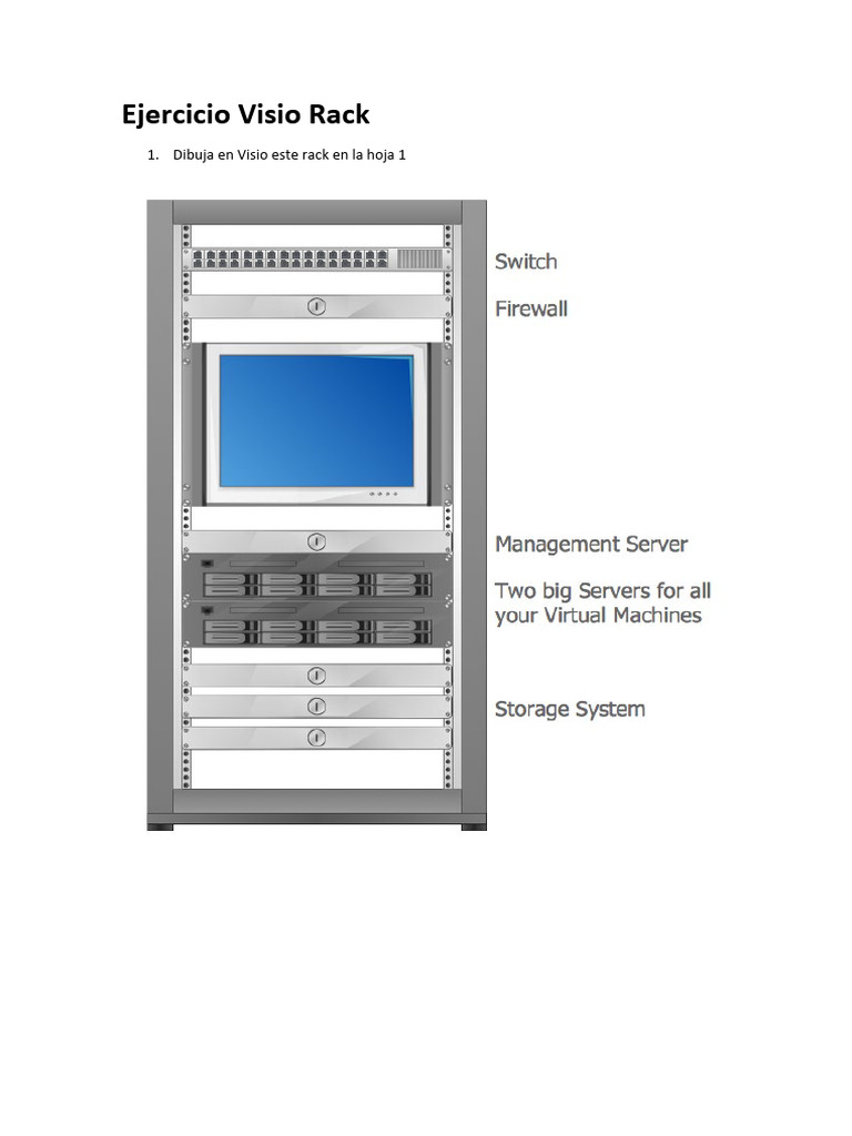Ejercicio Visio Rack | PDF
