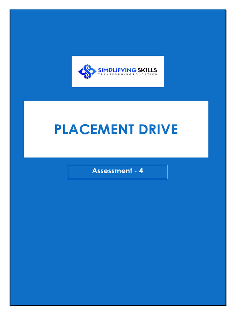 Placement Drive - Test 4 - With Solutions | PDF | Anonymous Function ...
