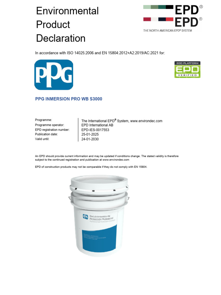 EPD Document EPD-IES-0017553 - 001 en | PDF