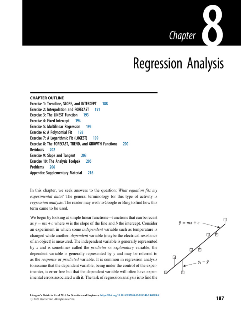 Liengme 2020 | PDF | Least Squares | Errors And Residuals