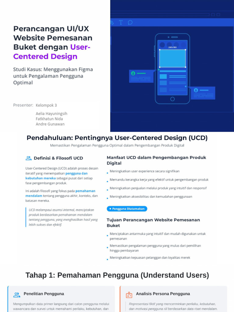 Perancangan Ui - Ux Website Pemesanan Buket Menggunakan Figma Dengan ...