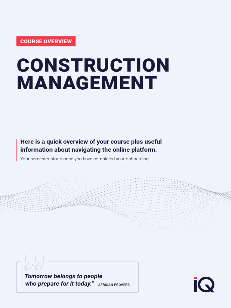 Construction Management | PDF | Business