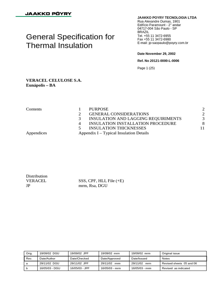 Norma Isolam. Térmico 20121-0000-L-0006 Rev B | PDF | Construction ...